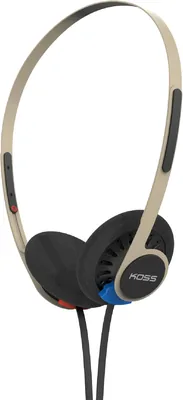 Koss KPH40 Utility On-Ear Headphones, Rhythm Beige