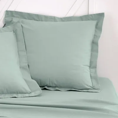 Ensemble de 2 taies d'oreiller Celadon mat, 63 x 63 cm, 100% coton - 59% Off