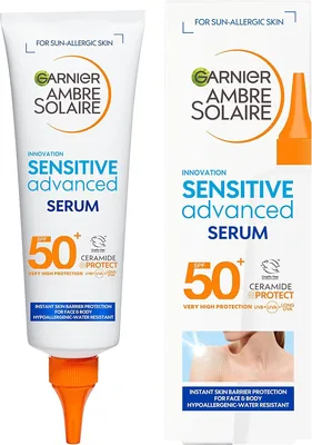 Garnier Ambre Solaire Sensitiv Avanserad Körserum SPF50+ | 10% Off