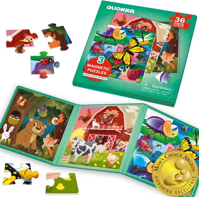36 Piece Magnetic Farm Animal Puzzle