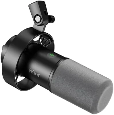 FIFINE K688 Dynamic Microphone - Black XLR/USB