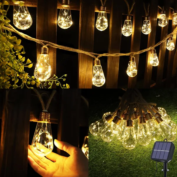 Geemoo Outdoor Solar Fairy Lights