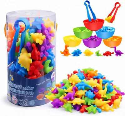 Set de Juguetes Bluelander de Clasificación de Colores, 56 Piezas