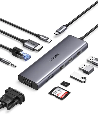 UGEN USB C Hub 10-in-1