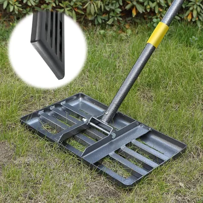 Gräsraket Lawn Rake Metal 60" Golf, Garden Lawn Stainless Steel Garden Backyard Lawn Area Level (25x43cm) Best Deal