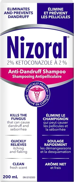 Nizoral Anti-Dandruff Shampoo 2% Ketoconazole Fresh Scent 200ml