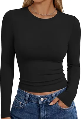 Trendy Queen Women's Long Sleeve T Shirts Fall Fashion - Best Deal