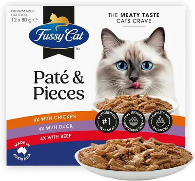 Fussy Cat Grain Free Adult Twice as Tasty Wet Cat Food Best Deal