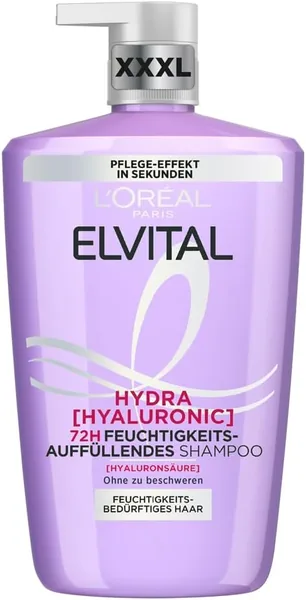 L'Oral Paris Elvital Hydra Hyaluronic Moisturising XXXL Shampoo