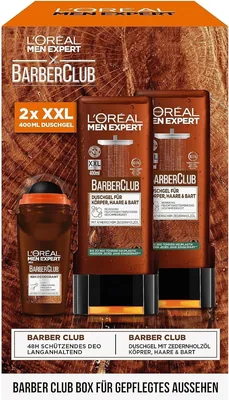 Zestaw L'Oréal Men Expert: Żel pod prysznic XXL + Dezodorant w kulce