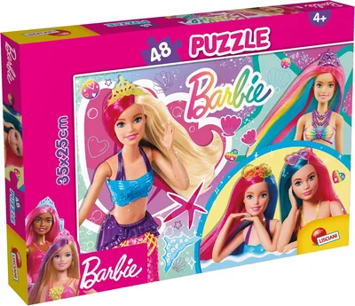 Lisciani - BARBIE Puzzle Magisch Gevoel - 48 stuks - Voor kinderen vanaf 4 jaar - 35x25cm - Glitzerend puzzel