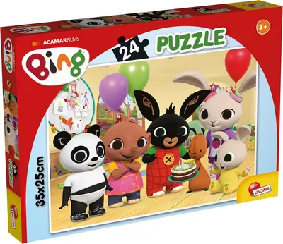 Liscianigiochi Bing Puzzle M-Plus 24, Auguri di Buon Compleanno, 99429 - Miglior Affare