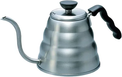HARIO V60 VKBR-120-HSV Kettle, Silver, 800ml, Gas/Induction