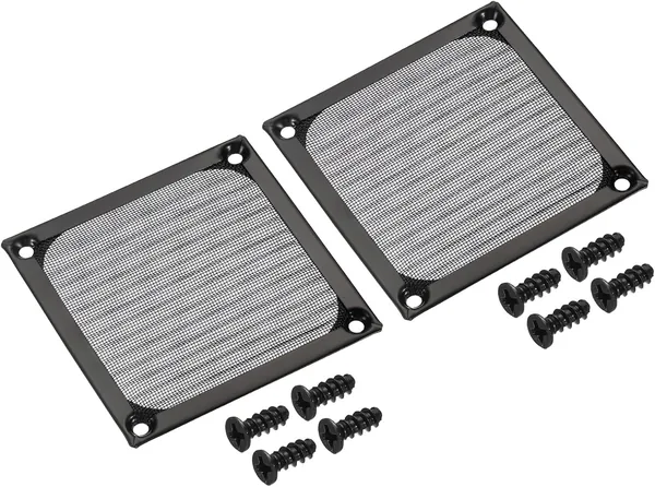 PATIKIL 80mm Fan Filter Grills with Screws