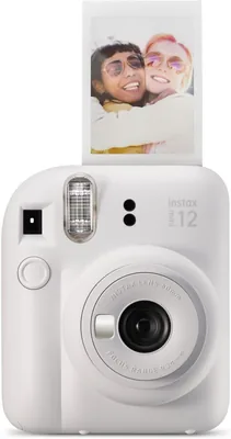 Fujifilm Instax Mini 12 Instant Camera - Clay White 10% Off