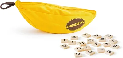 Bananagrams de Palavras Cruzadas - Jogo para 1 a 8 Jogadores (A partir de 8 Anos)