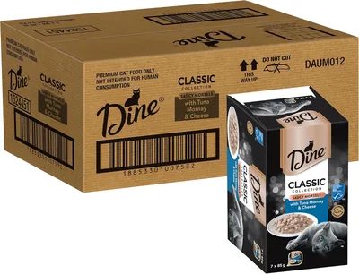 Dine Classic Wet Cat Food Tuna Mornay & Cheese 85g (42 Tray)