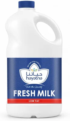 Hayatna Fresh Milk Low Fat 2L - 18% Off