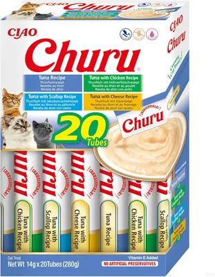 Churu By Inaba Cat Treat Tuna Variety Box - Best Deal