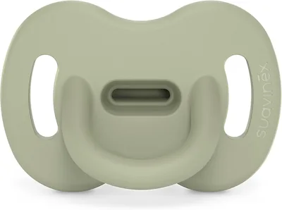 Suavinex, Ciucio in Silicone per Neonati 0/6 Mesi, Ciucio Simmetrico a Sinistra, Super Morbido e Flessibile, Ideale per