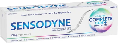 Sensodyne Complete Care + Smart Clean Fluoride Toothpaste Cool Mint 100g Best Deal