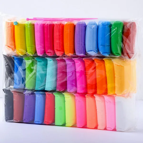 Labymos 36 Colors Plasticine DIY Plasticine for Children Education Super Light Clay Air Dry Clay Multi-color Modelling Clay Interactive Toy