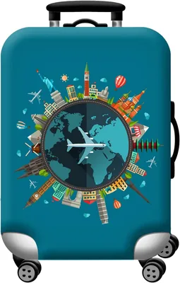 Tersely Travel Luggage Cover Spandex Protector for Suitcases, Washable Baggage Covers (48cm-80cm)