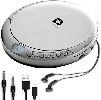 Deluxe Portable CD Player with Anti Skip & Earbuds