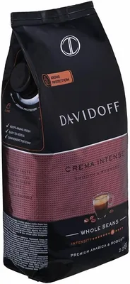 DAVIDOFF Crema Intense Coffee Beans - 8/12 Intensity (1kg) | 10% Off
