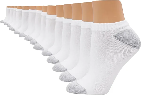 Hanes Women's Socks Pack, Ankle, Crew, No Show Socks, Moisture-wicking
