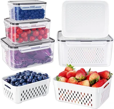 Freshmage Fruit Storage Containers Fridge Set Best Deal