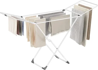 SONGMICS Clothes Drying Rack, Space-Saving