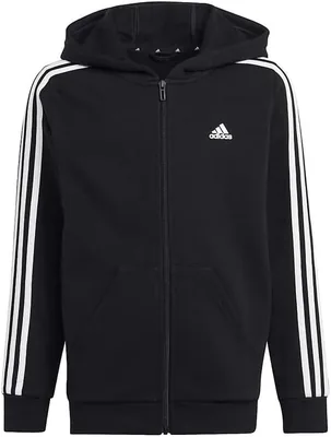 Adidas Kids 3 Stripes Fleece Hoodie