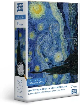 Toyster - Quebra-cabeça: Vincent Van Gogh: A Noite Estrelada - 500 peças nano
