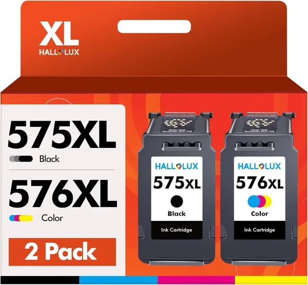 HALLOLUX PG-575XL CL-576XL Multipack - Cartouche de remplacement pour Canon 575 XL 576 XL - Meilleure offre