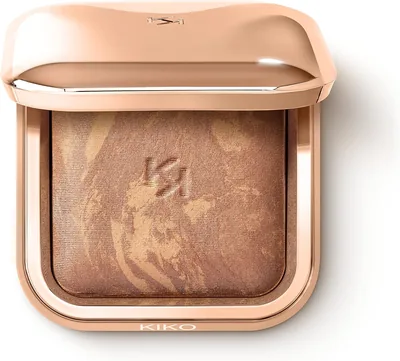 KIKO Milano Silky Glow Baked Bronzer 02 | Glatt texturerad brönsare | Solkissad glöd | Hyaluronat | Jojobaöl