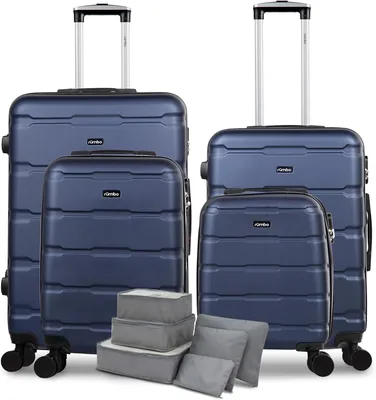 RUMBO Set de Maletas ABS Ultra Resistente con Tamaños 16”, 20”, 24” y 28”, Ideal como Equipaje de Mano 55 × 40, Maleta Documento - Mejor Oferta
