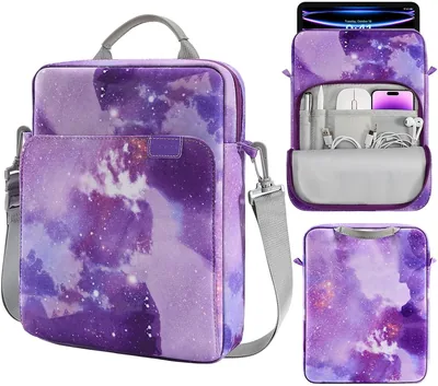 Purple Starry iPad Case Fits Pro/Air/9 10.2 Tab S8/S9