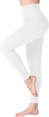 SINOPHANT Fleece Lined Leggings voor Vrouwen - Zacht, Elastisch Opaak met Buikcontrole - Warme Winter Thermische Yoga Legging