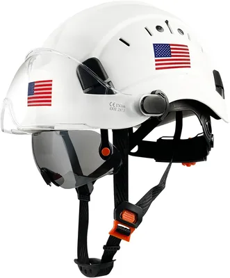 SAFEBUILDER CR06+2V Construction Safety Helmet with Visor