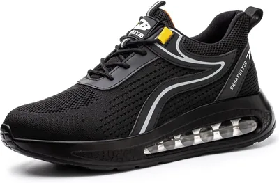Chaussures de sécurité Homme Femme - Chaussures de travail avec pointe en acier - Légères et respirantes - Unisexe Outdoor