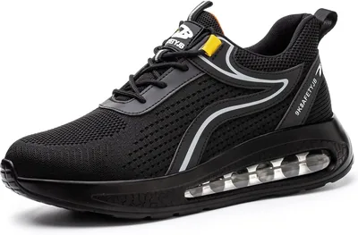 Chaussures de sécurité hommes femmes - Chaussures de travail à bout rond en acier - Légères et respirantes