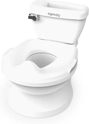 Potette Summer Ingéniosité My Size Pro Blanche, Formation à la Propreté pour Bébé, Son de Vider Réaliste, Pour Enfants de Moins de 18 Mois, Capacité jusqu'à 50 L - 50% De Réduction