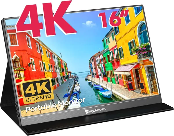 MAGICRAVEN 16" 4K IPS Laptop Screen Portable Computer Gaming Display