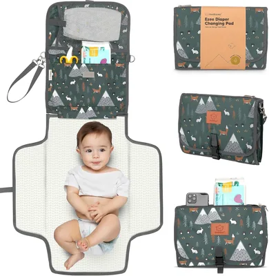 Keababies Portable Diaper Changing Pad - Waterproof & Foldable - Best Deal