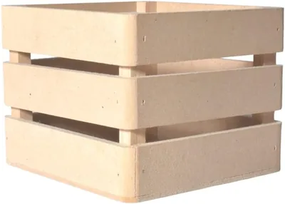 Artesanías Ramírez - Huacal MDF 6mm para Decoración de Hogar - Canastas Organizadoras con Esquinas Redondeadas - Centro de CE