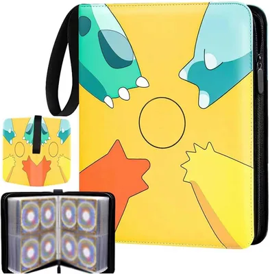4 Tarjeteros de Bolsillo con Álbum de Tarjetas, 400 Unidades con Funda para Tarjetas Comerciales
