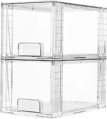 Vtopmart 2 Pack Storage Drawers - Clear Acrylic Organiser, Best Deal