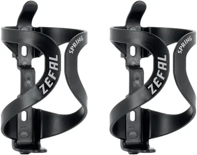 ZEFAL Pack Spring Black - 2 Bikbotsholdare - Lätt och robustt för västerbykor och MTB