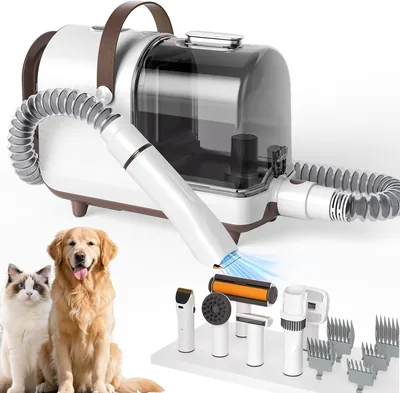 Omebel Pet Grooming Vacuum - 7 in 1 Kit